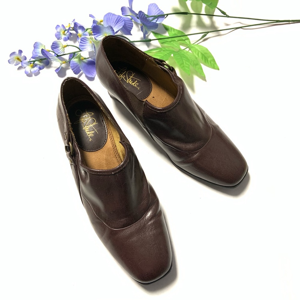 Life Stride Brown Wedge Shoes